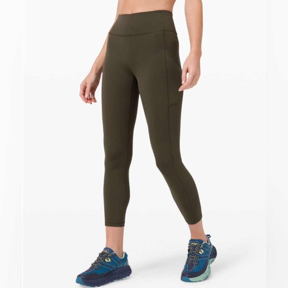 Lululemon Invigorate High-Rise Tight 25"
Dark Olive